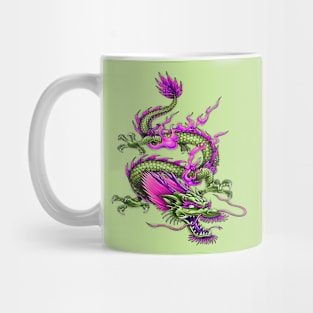 Chinese Horned Dragon Mythical Flood Making Creature Mug